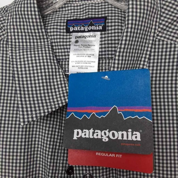 Patagonia Other - Patagonia NWT  Button Front Shirt Black Checkered